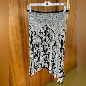 Diane Von Furstenberg silk skirt.